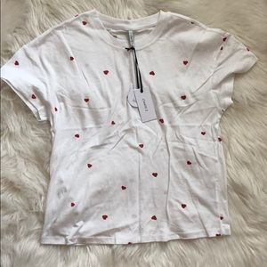 Zsupply Heart Short Sleeve Top